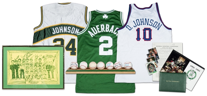 Dennis Johnson Estate Collection, Including Jerseys and other Basketball and Baseball Memorabilia